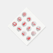 キャンピングアンドスキー紙ナプキン スタンダードカクテルナプキン (角)