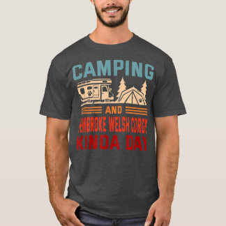 キャンピングアンドペンブロークウェルシュコルギスキンダデイコルギ Tシャツ