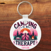 キャンピングイズマイセラピー キーホルダー (正面)