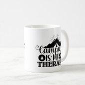キャンピングイズマイセラピー コーヒーマグカップ (正面右)