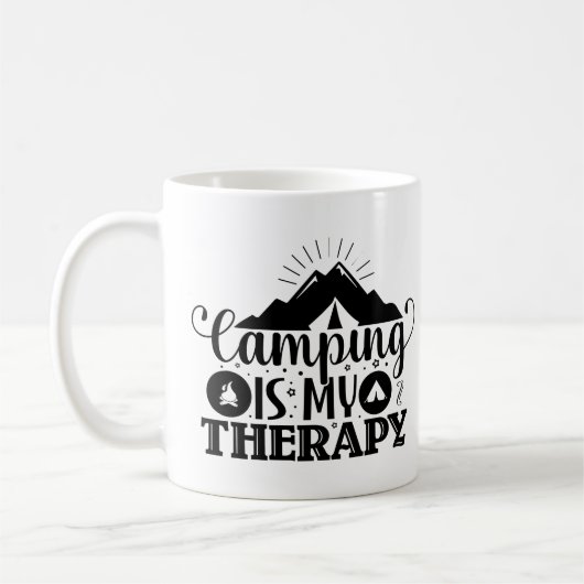 キャンピングイズマイセラピー コーヒーマグカップ (左)