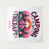 キャンピングイズマイセラピー タペストリー (正面(横))