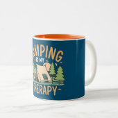 キャンピングイズマイセラピー ツートーンマグカップ (正面右)