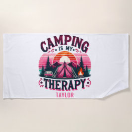 キャンピングイズマイセラピー ビーチタオル