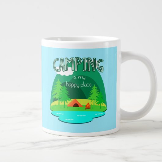 キャンピングイズマイハッピープレイス ジャンボコーヒーマグカップ (右)