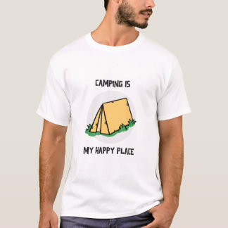 キャンピングイズマイハッピープレイス Tシャツ