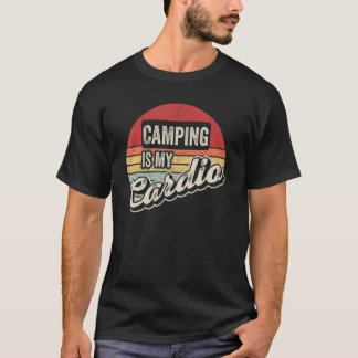 キャンピングイマイカーディオヴィンテージレトロキャンパーアウトドア Tシャツ