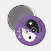 キャンピングイマイゼン陰陽ティアドロップトレーラー マグネット (正面/裏面)