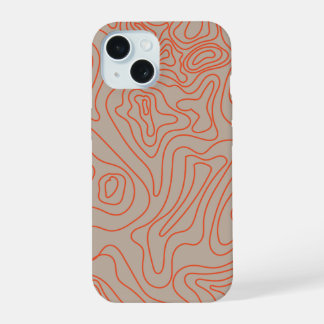 キャンピングウィルダネスレートレス地形 iPhone 15ケース