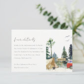 キャンピングウォーターカラーパインフォレ結婚スト詳細 エンクロージャーカード (スタンド正面)