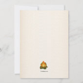 キャンピングウォーターカラー招待状 招待状 (裏面)