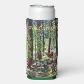 キャンピングウォータークーラーボックス スリム缶クーラー (Seltzer正面)