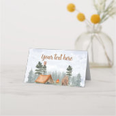 キャンピングウッドランドフォレスト座席表 プレイスカード (正面)