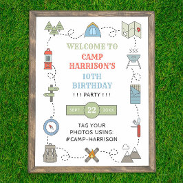 キャンピングエイジバースデーパーティーへようこそ ポスター