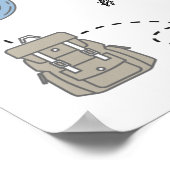 キャンピングエイジバースデーパーティーへようこそ ポスター (角)