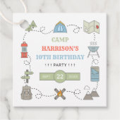 キャンピングエイジバースデーパーティー フェイバータグ (正面)