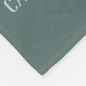 キャンピングカップルアウトドアキャンプトレーラパーソナライズされた フリースブランケット (角)