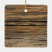 キャンピングカップルパーソナライズされたクリスマスオーナメント セラミックオーナメント (裏面)