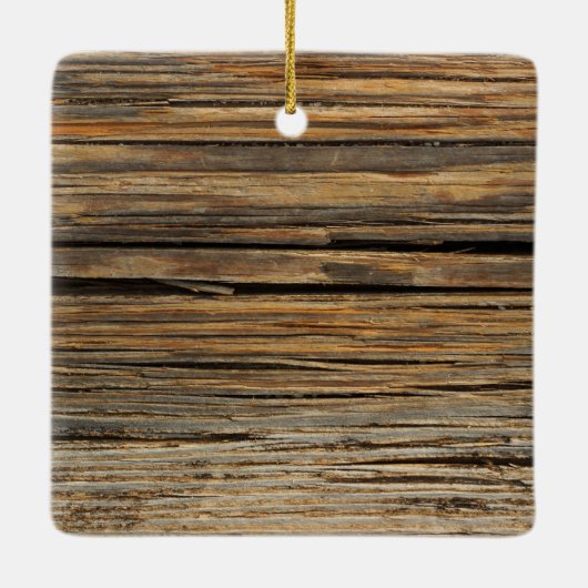 キャンピングカップルパーソナライズされたクリスマスオーナメント セラミックオーナメント (裏面)