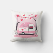 キャンピングカップル擬人化枕 クッション (正面)