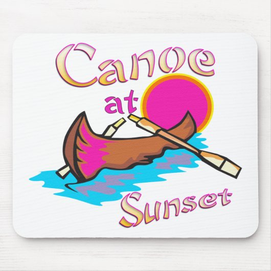 キャンピングカヌー マウスパッド (正面)