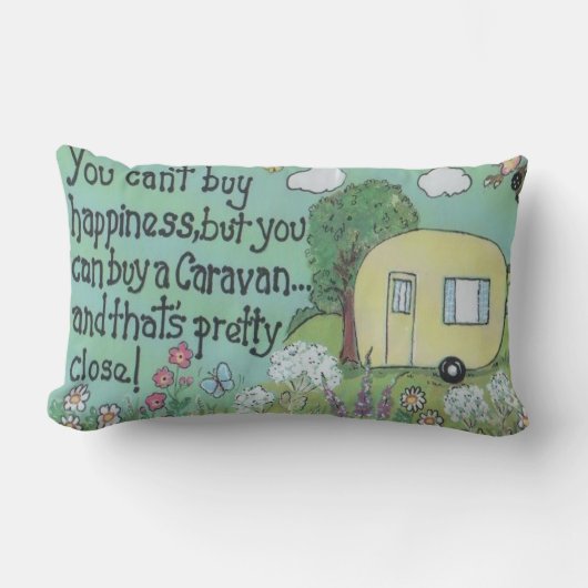 キャンピングカーかMotorhomeのクッション ランバークッション (正面)