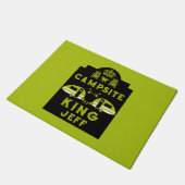 キャンピングカーのキャンプサイトキングギフト ドアマット (アングル)