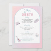 キャンピングカーのバチェロレッテパーティー招待状 招待状 (裏面)