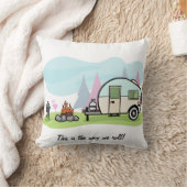 キャンピングカーの枕はこれ私達が転がる方法です クッション (ブランケット)