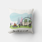 キャンピングカーの枕はこれ私達が転がる方法です クッション (正面)