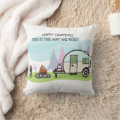 キャンピングカーの枕はこれ私達が転がる方法です クッション (ブランケット)