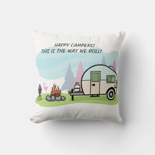 キャンピングカーの枕はこれ私達が転がる方法です クッション (正面)