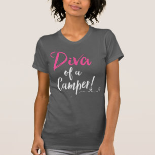 "キャンピングカーの花型女性歌手! " Tシャツ
