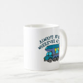 キャンピングカーまたはMotorhomeのコーヒー・マグ コーヒーマグカップ (正面右)