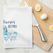 キャンピングカーまたはMotorhomeの台所タオル キッチンタオル (四つ折り)