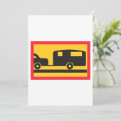 キャンピングカーを牽引する 招待状