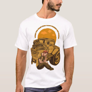 キャンピングカーを駐車中に言ったことをすまない Tシャツ