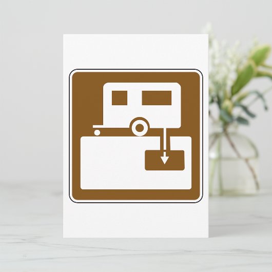 キャンピングカーサイト看板招待状 招待状