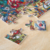 キャンピングカートゥーンジグソーパズル ジグソーパズル (側面)