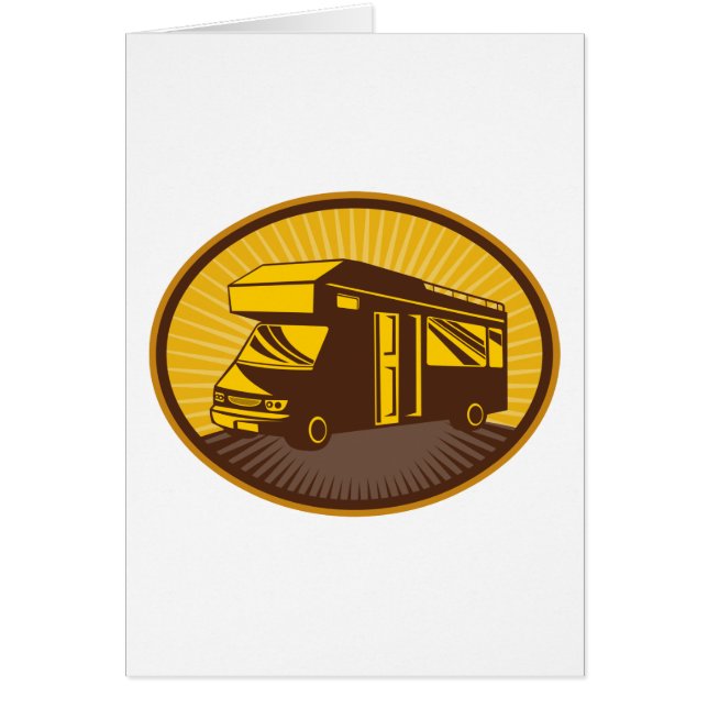 キャンピングカーバンのキャラバンのモービルハウス (正面)