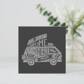 キャンピングカーライフの楽しい名言 カード (スタンド正面)