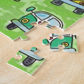 キャンピングカーヴァンの遠征 ジグソーパズル (側面)