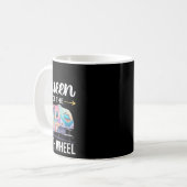 キャンピングカー大好きキャンパーのクイーン コーヒーマグカップ (正面左)