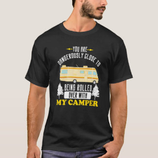 キャンピングカー キャンプ 危うく転覆 Tシャツ