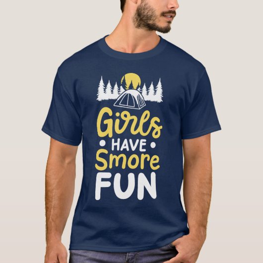 キャンピングガールズキャンパー ビンテージ Tシャツ (正面)