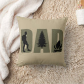 キャンピングキャンパーとハイキングハイカーパパ クッション (ブランケット)