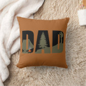 キャンピングキャンパーとハイキングハイカーパパ クッション (ブランケット)