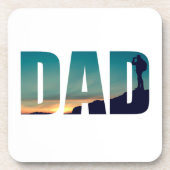 キャンピングキャンパーとハイキングハイカーパパ コースター (正面)