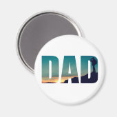 キャンピングキャンパーとハイキングハイカーパパ マグネット (正面/裏面)