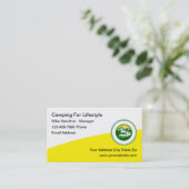 キャンピングキャンパーキャンプグラウンド 名刺 (スタンド正面)